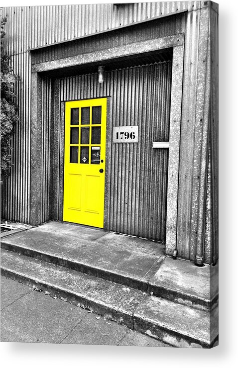 Door Acrylic Print featuring the photograph 1796 by Brad Hodges