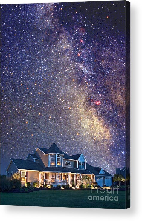 Astronomy Acrylic Print featuring the photograph Night Sky #2 by Larry Landolfi