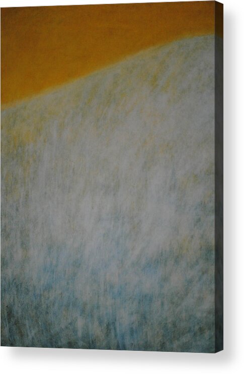 Contemporary Acrylic Print featuring the painting Calm Mind #8 by Kyung Hee Hogg