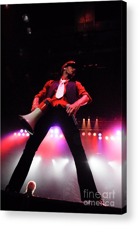 Scott Weiland Acrylic Print featuring the photograph Scott Weiland #8 by Jenny Potter