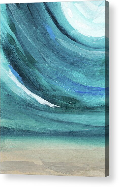 Abstract Acrylic Print featuring the painting A New Start- Art by Linda Woods by Linda Woods