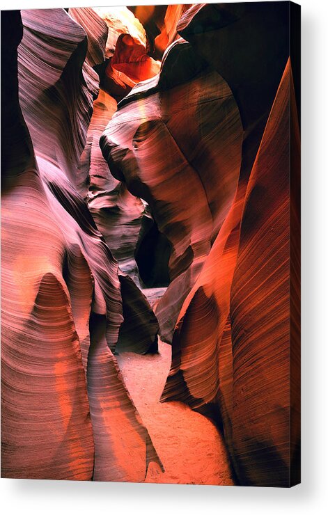 Antelope Canyon Acrylic Print featuring the photograph Antelope Canyon by Frank Houck