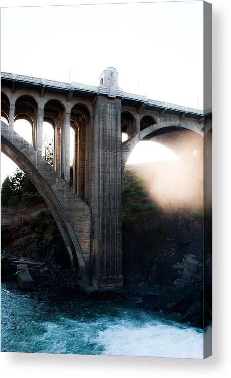 Spokane Acrylic Print featuring the photograph Arches by Troy Stapek