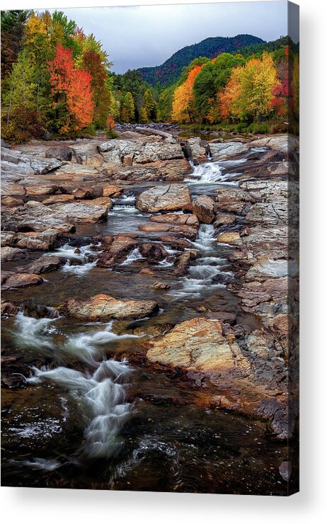 Ausable River Jay Ny Acrylic Print featuring the photograph Ausable by Mark Papke