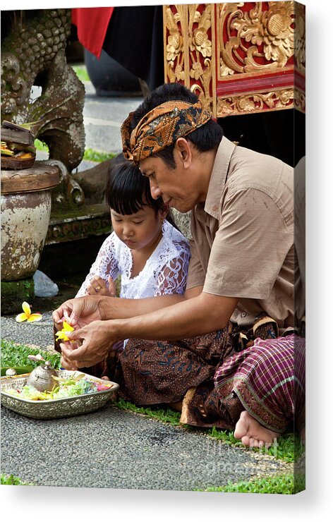 Asia Acrylic Print featuring the photograph Bali_d796 by Craig Lovell