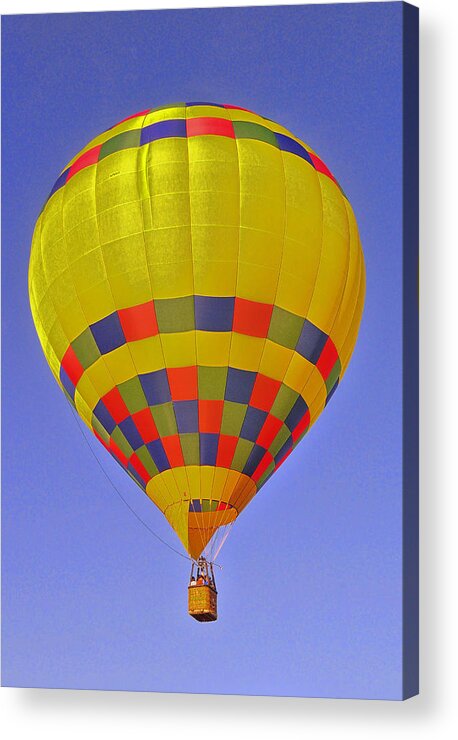 Colors Acrylic Print featuring the photograph Balloon Fantasy 29 by Allen Beatty