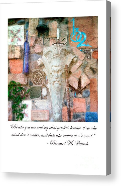 Mosaic Acrylic Print featuring the photograph 120 Fxq by Charlene Mitchell