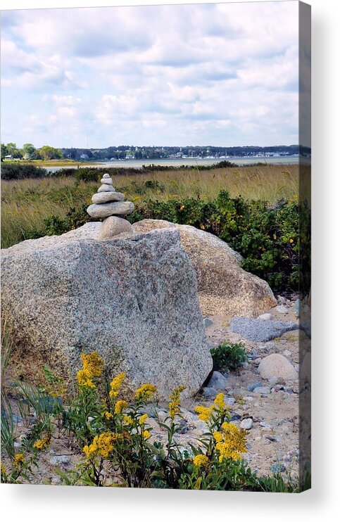 Beaches Acrylic Print featuring the photograph Beach Scenery by Janice Drew