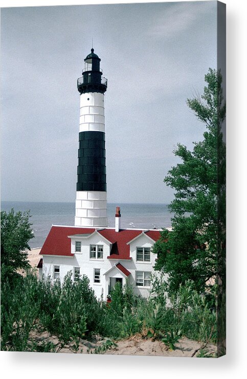 Lake Michigan Acrylic Print featuring the photograph Big Sable, Ludington, Michigan by Kenneth Campbell