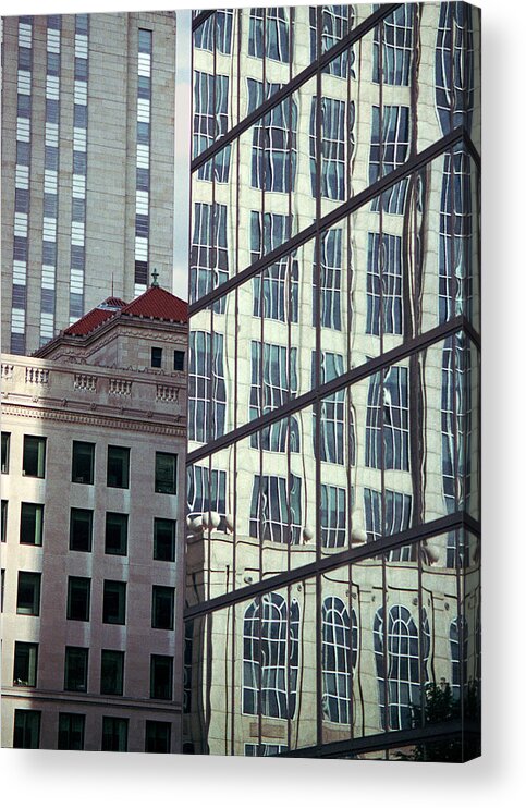  Acrylic Print featuring the photograph Boston Cityscape III by Kenneth Campbell