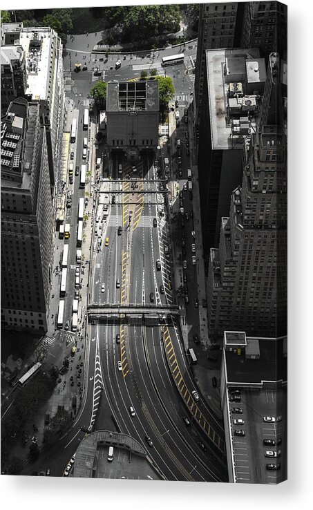 New York City Acrylic Print featuring the photograph Brooklyn-Battery Tunnel by Rand Ningali