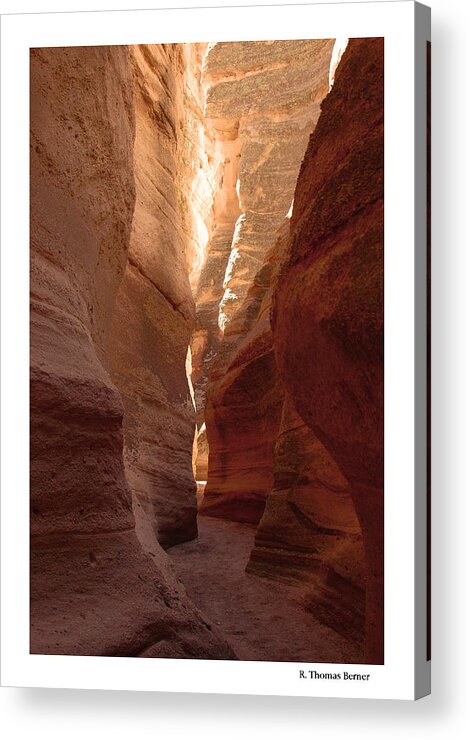 Santa Fe Acrylic Print featuring the photograph Canyon Wall by R Thomas Berner