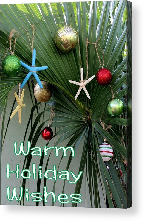 Ball Acrylic Print featuring the photograph Warm Holiday Wishes by Robert Wilder Jr