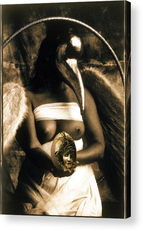 Primitive Art Acrylic Print featuring the photograph Corazon Defectivo by David Chasey