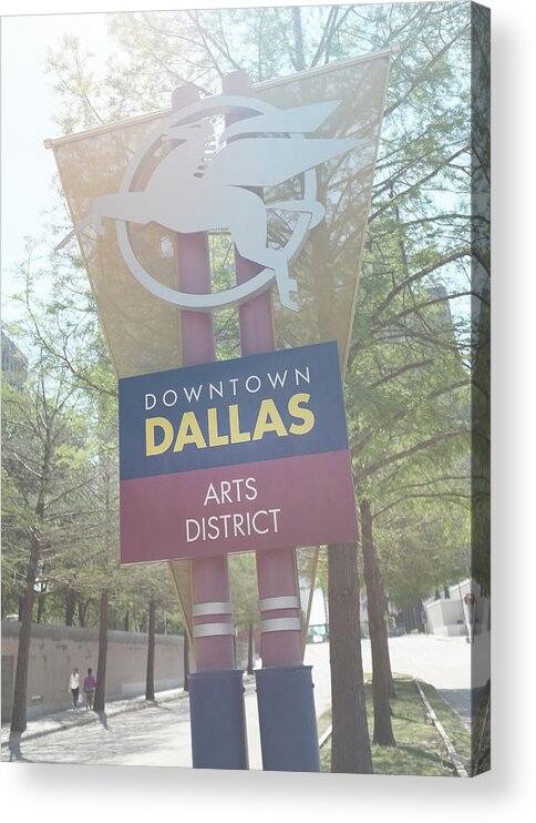 Dallas Arts District Acrylic Print featuring the photograph Dallas Arts District by Robert Bellomy