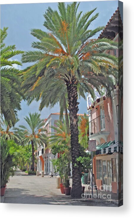 Miami Acrylic Print featuring the photograph Espanola Way by Jost Houk