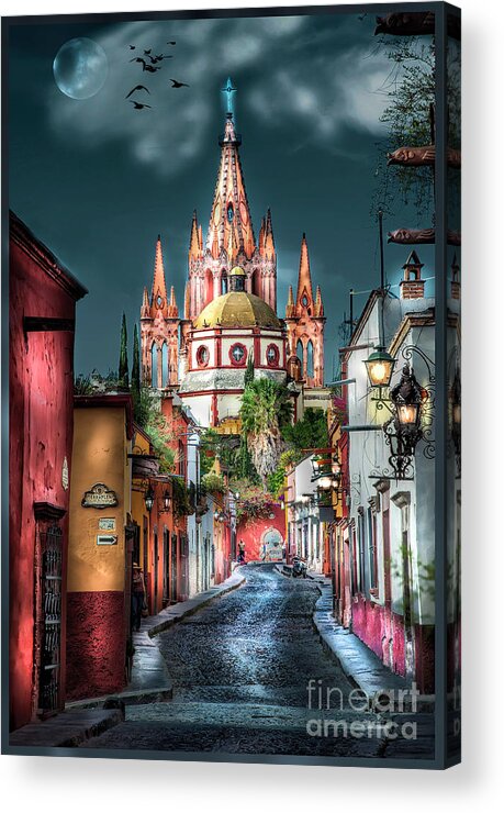 Fantasy Acrylic Print featuring the photograph Fairy Tale Street by Barry Weiss