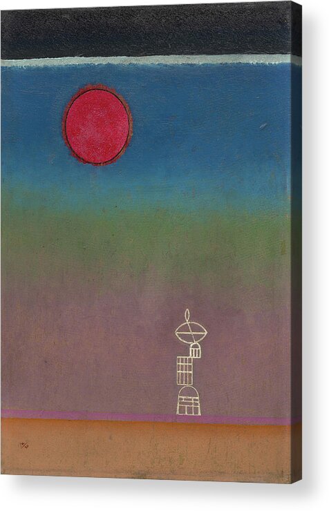 Circle Acrylic Print featuring the painting Far Away by Wassily Kandinsky
