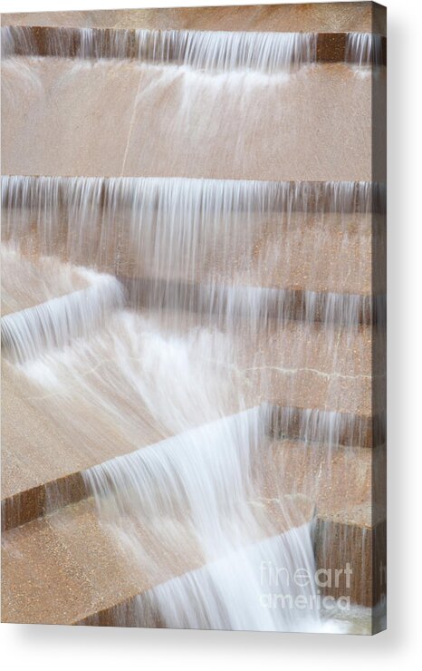 Travel Destinations Acrylic Print featuring the photograph Ft Worth Water Gardens by Anthony Totah