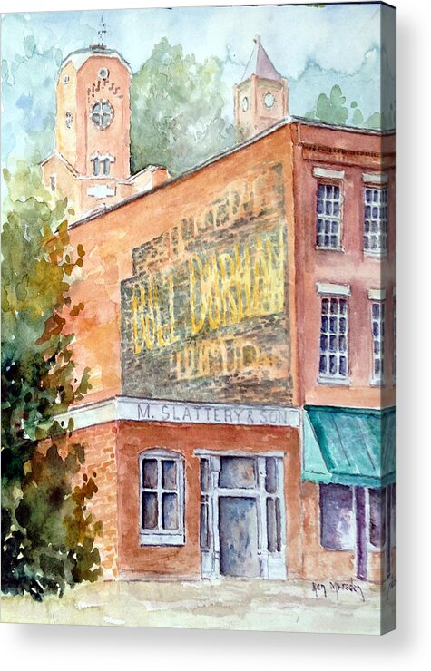 Galena Illinois Acrylic Print featuring the painting Galena 9 21 15 by Ken Marsden