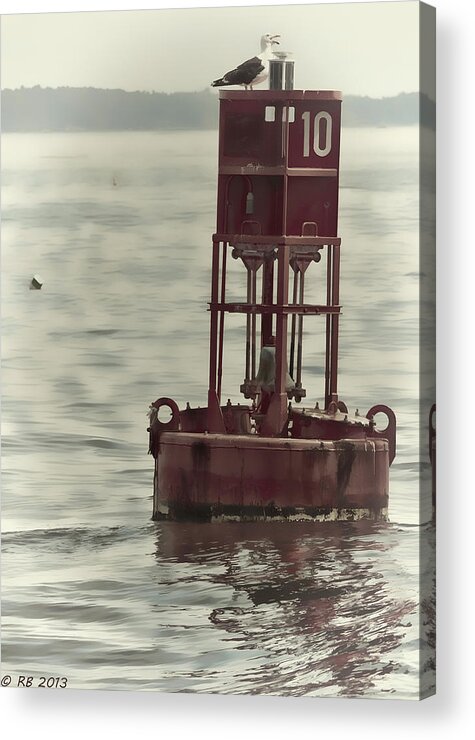 Bay Acrylic Print featuring the photograph Guidance by Richard Bean