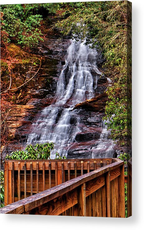 Helton Creek Falls Acrylic Print featuring the photograph Helton Creek Falls 009 by George Bostian