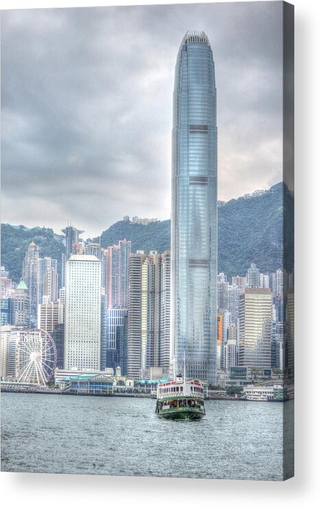 Hong Kong Acrylic Print featuring the photograph Hong Kong China 2 by Bill Hamilton