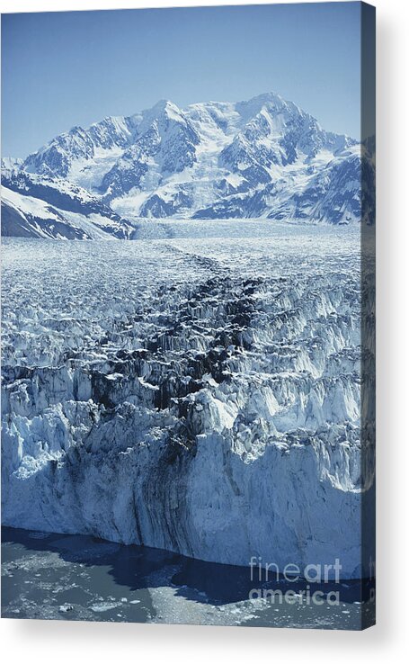 Glacier Acrylic Print featuring the photograph Hubbard Glacier by Joseph Rychetnik