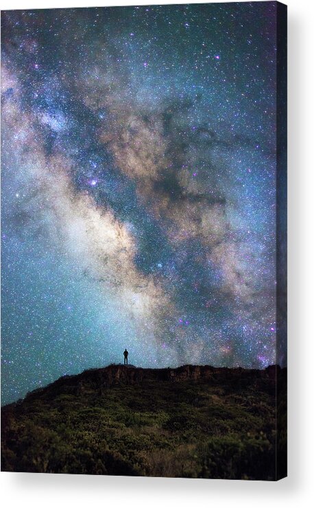 Dark Acrylic Print featuring the photograph Imagine by Micah Roemmling