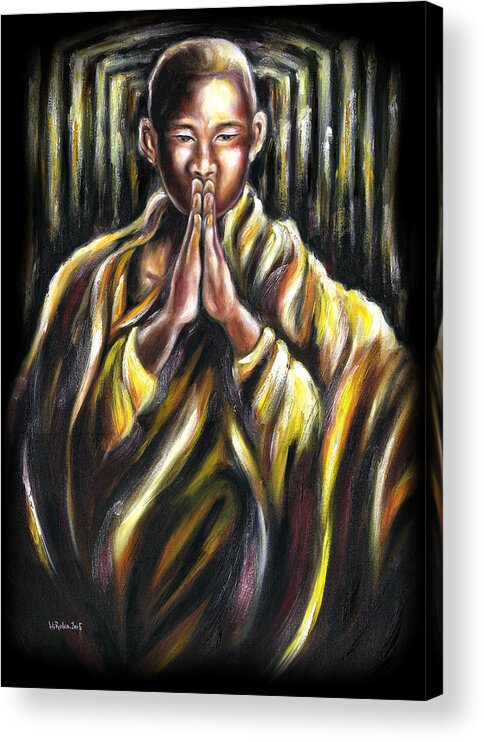 Prayer Acrylic Print featuring the painting Inori Prayer by Hiroko Sakai