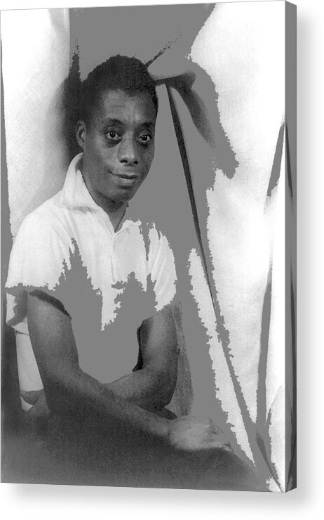 James Baldwin Acrylic Print featuring the photograph James Baldwin, photographed by Carl Van Vechten, 1955-2015 by David Lee Guss