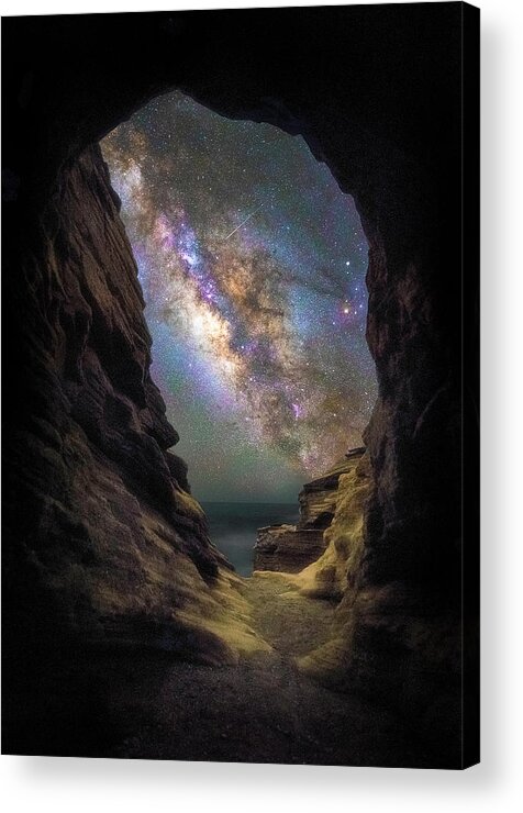 Milky Way Acrylic Print featuring the photograph Keyhole by Micah Roemmling