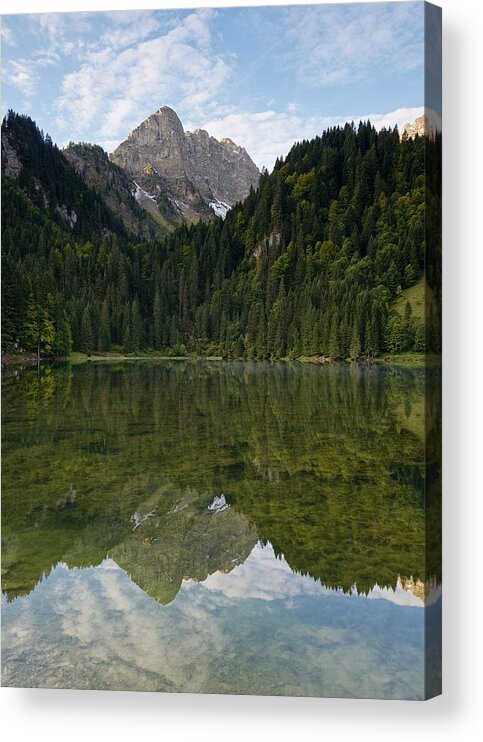 Lac De Plagnes Acrylic Print featuring the photograph Lac des Plagnes by Stephen Taylor
