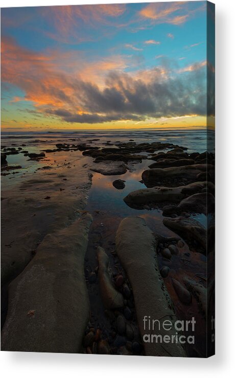 California Acrylic Print featuring the photograph Leading to the Sea by Michael Dawson