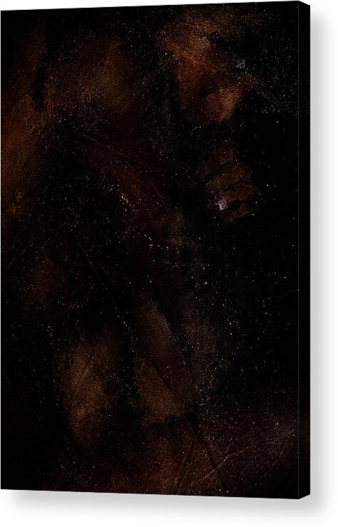Leather Acrylic Print featuring the digital art Leather Woman by Andrea Barbieri