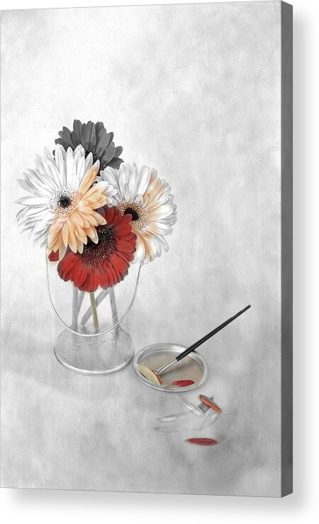 Paint Acrylic Print featuring the photograph Life is What You Make It by Robin-Lee Vieira