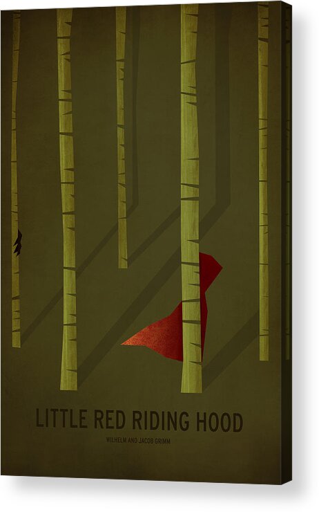 Stories Digital Art Acrylic Print featuring the digital art Little Red Riding Hood by Christian Jackson