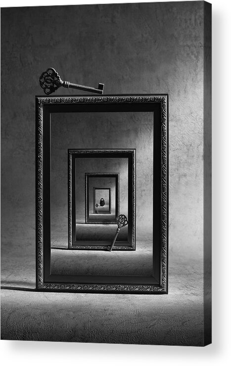 Mirror Acrylic Print featuring the photograph Locked Up 2 by Victoria Ivanova
