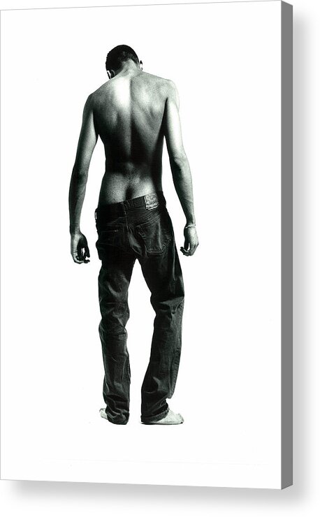 Male Acrylic Print featuring the photograph Loose Jeans by Rusty Walton