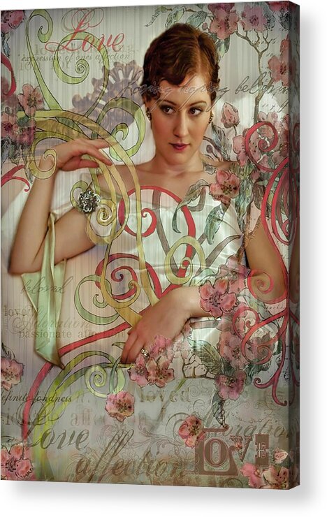 Love Acrylic Print featuring the photograph Love and Affection by Jean Hildebrant