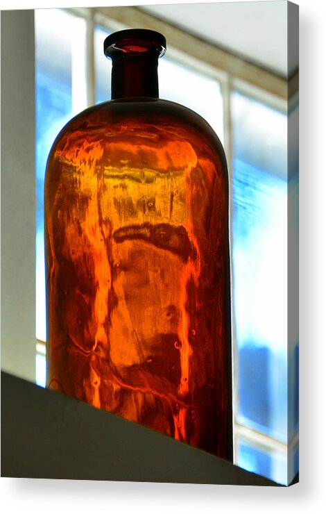 Medicine Bottle Acrylic Print featuring the photograph Medicine Bottle by David Lee Thompson