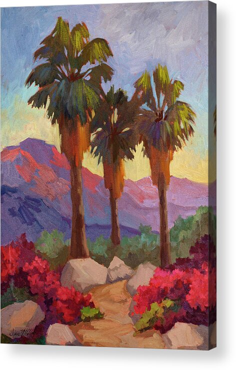 Morning Walk Acrylic Print featuring the painting Morning Walk by Diane McClary