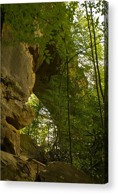 Natural Arch Acrylic Print featuring the photograph Natural Arch by Douglas Barnett