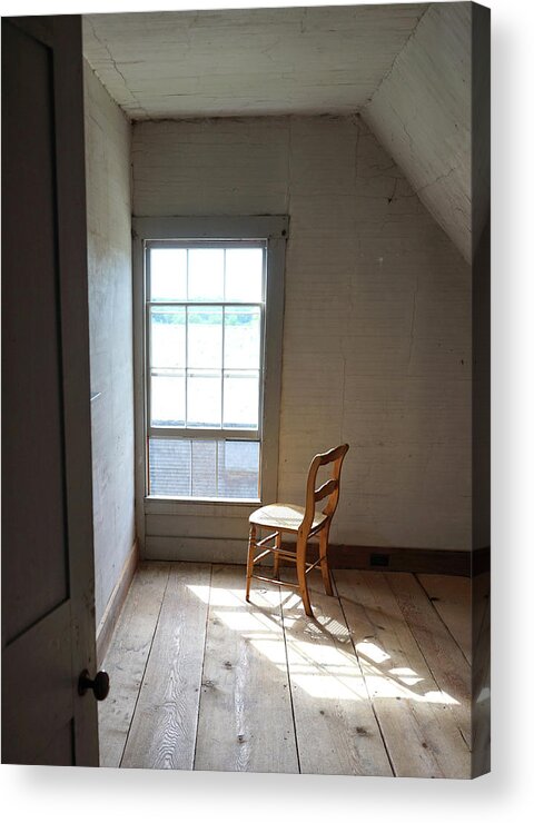 Wyeth Acrylic Print featuring the photograph Olson House Chair and Window by Paul Gaj