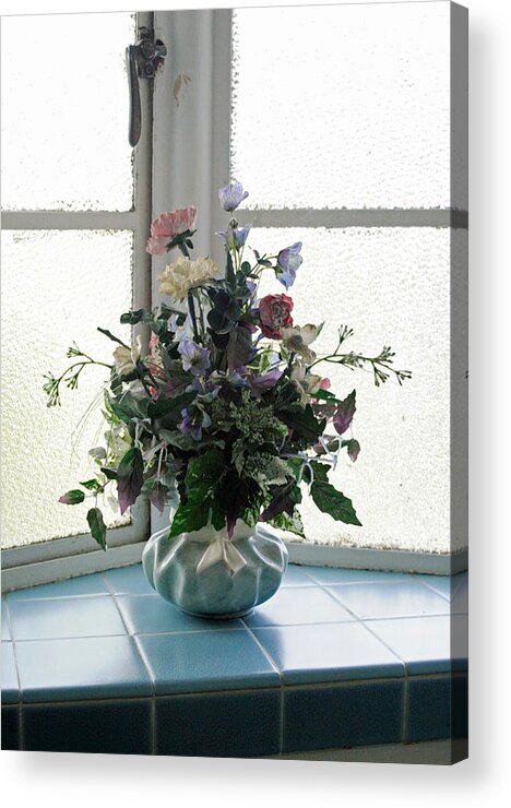Flower Acrylic Print featuring the photograph On The Window by Masha Batkova