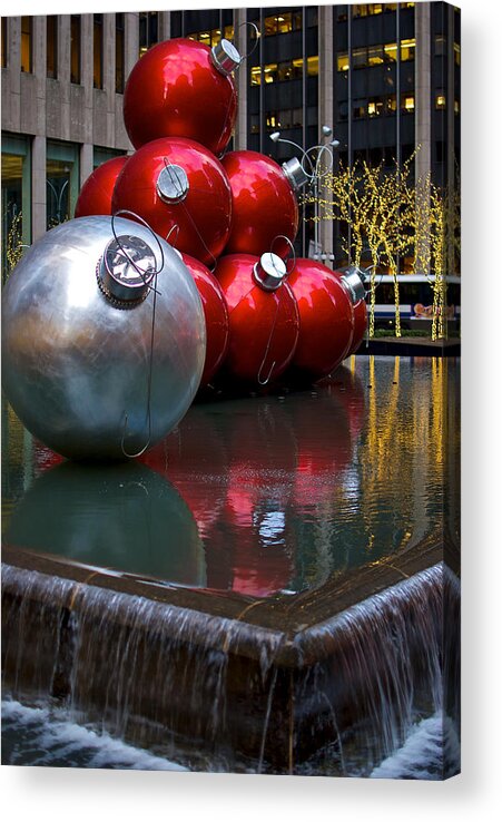 City Acrylic Print featuring the photograph Ornaments by Mike Horvath
