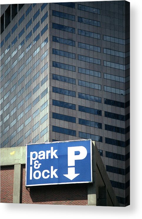  Acrylic Print featuring the photograph Park And Lock by Kenneth Campbell