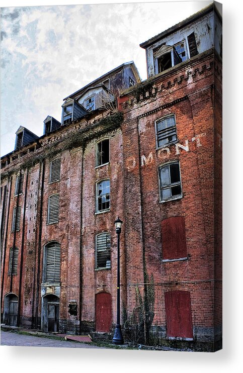 Mill Acrylic Print featuring the photograph Piedmont Mill by Alan Raasch
