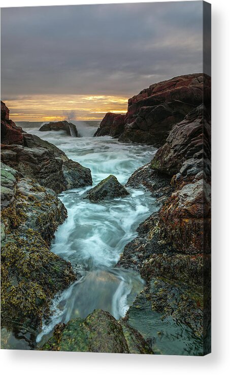 Hazard Rock Acrylic Print featuring the photograph Rhode Island by Juergen Roth