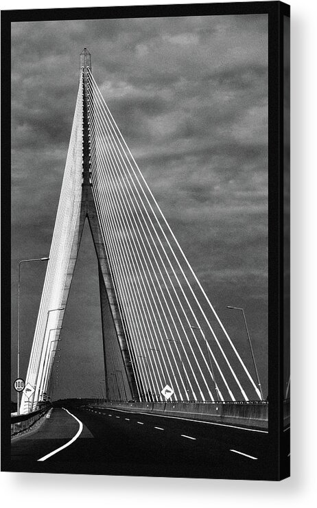 Bridges Acrylic Print featuring the photograph River Suir Bridge. by Terence Davis